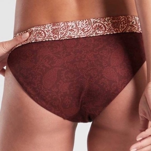 🆕 NWT Athleta Aqualuxe Batik Mid Rise Bottom Bikini Floral Swimsuit Size Medium - Picture 5 of 15